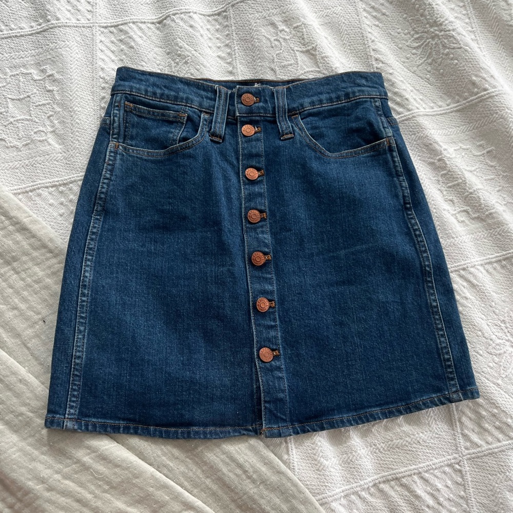 Madewell denim skirt NWOT